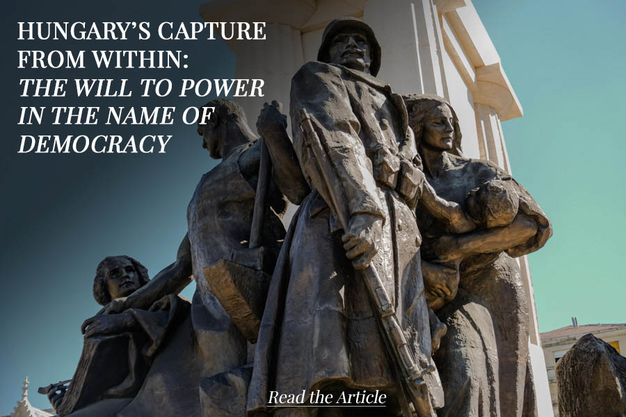 A nationalistic statue in Budapest